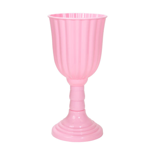 Plastic Urn Planter-Pink
