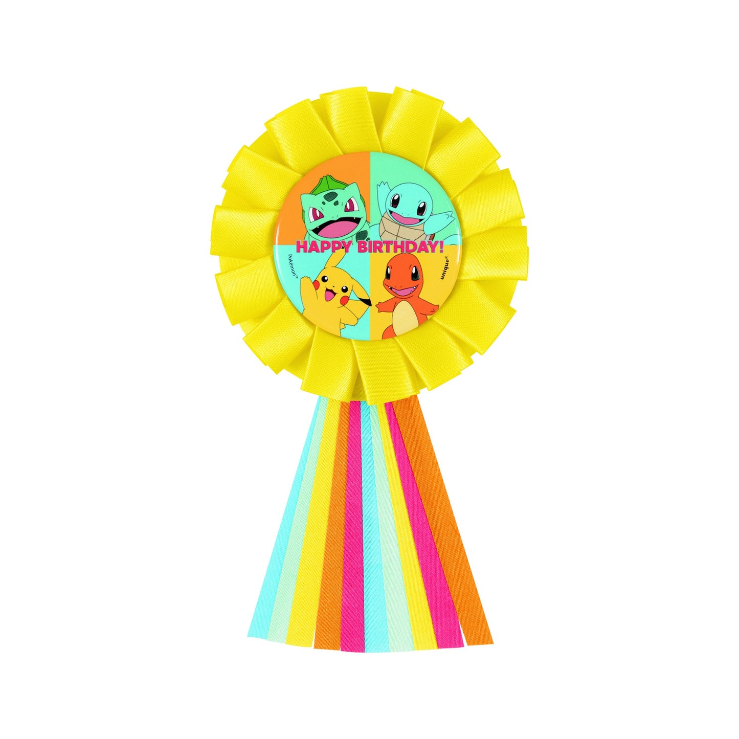 Pokemon Happy Birthday Badge