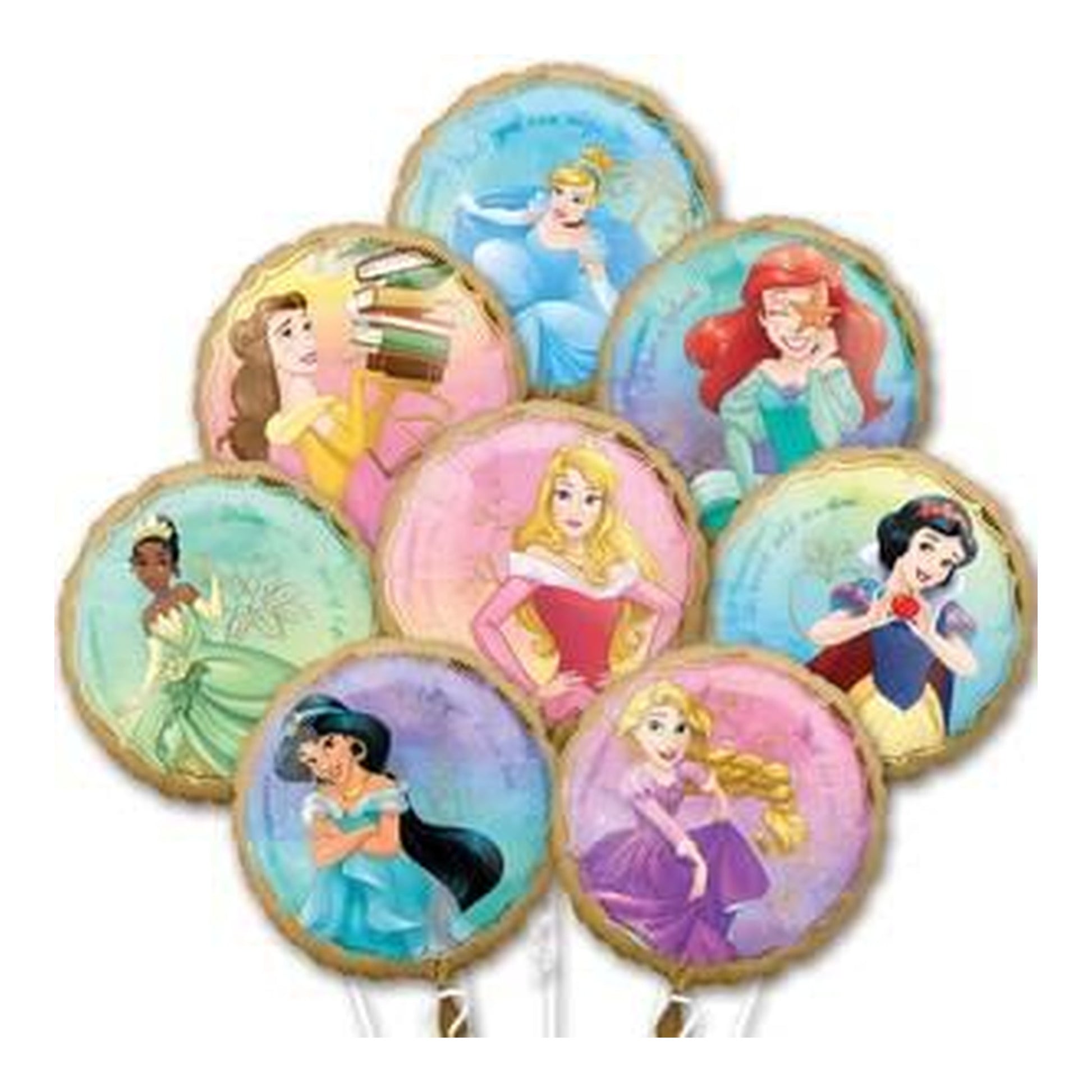 Princess Balloon Bouquets 5pc