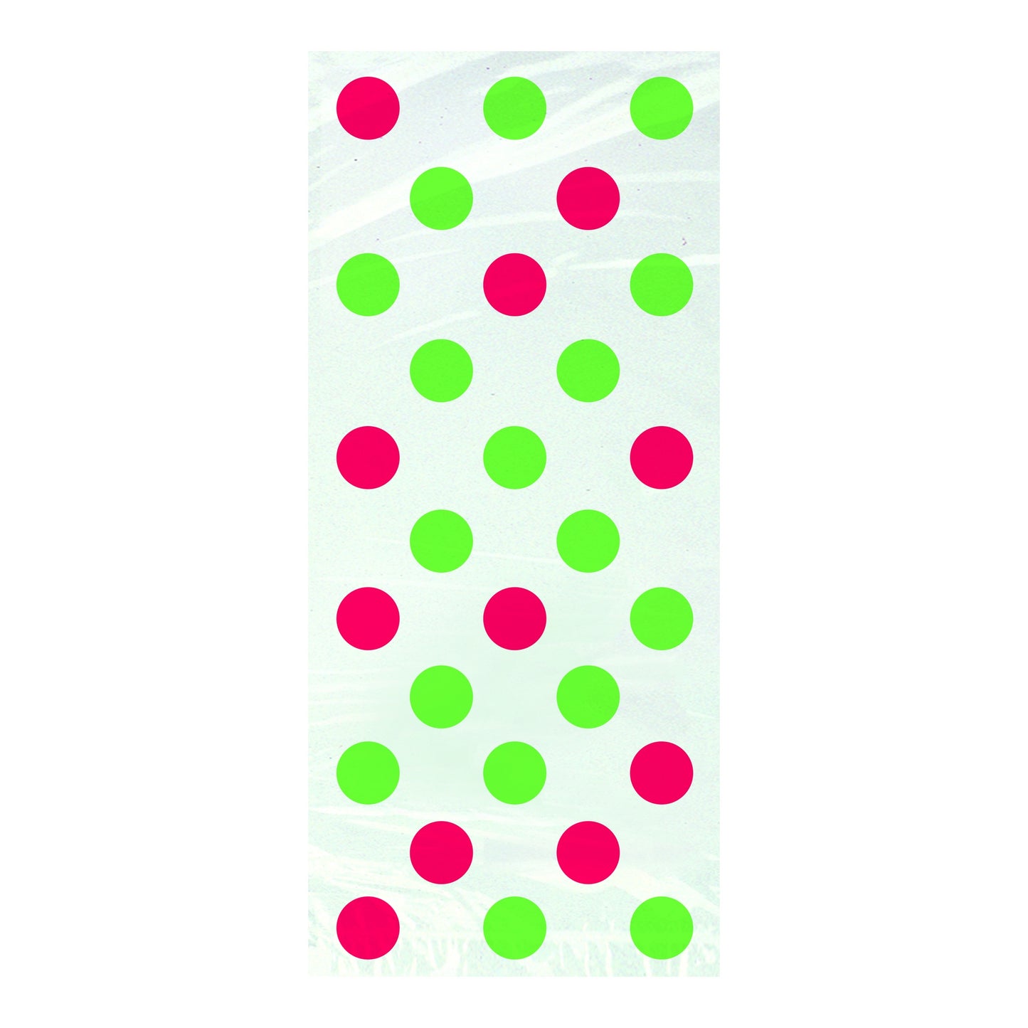 Red/Green Dots Cellophane Bags 20ct