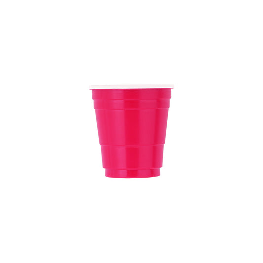 Red Plastic Shot Glass 20ct