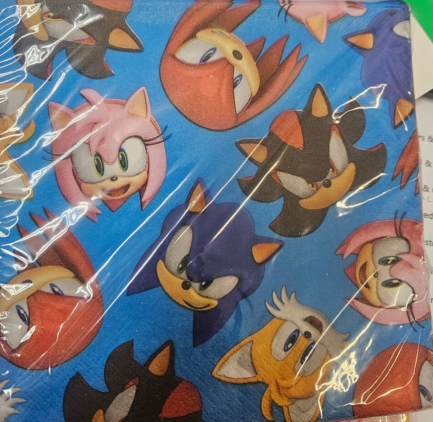Sonic The Hedgehog Lunch Napkin 16ct
