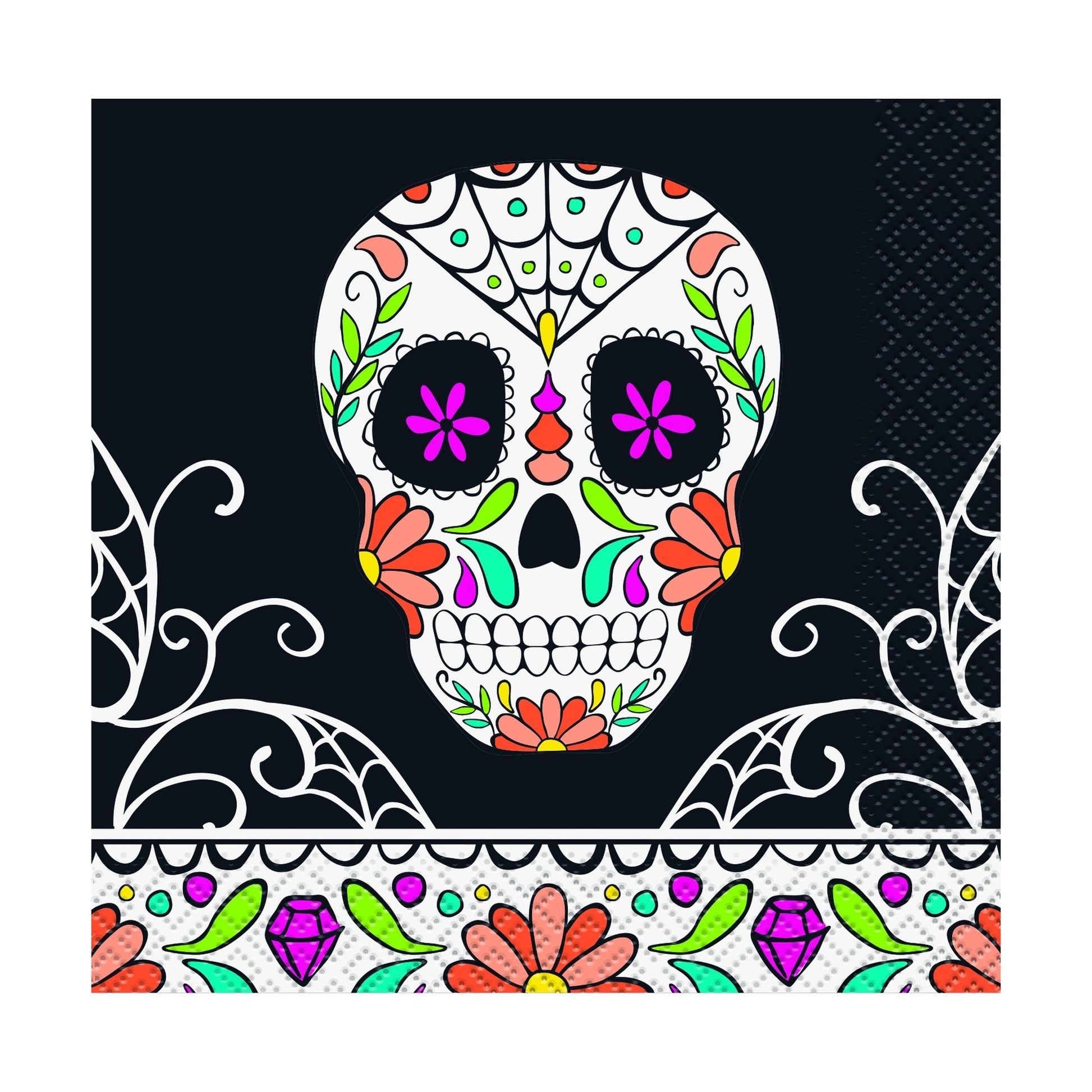 Skull Napkin 24ct