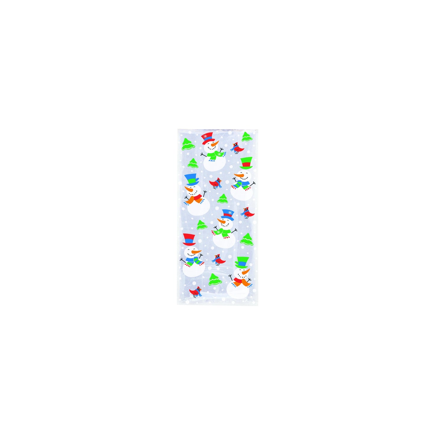 Snowman Glee Cellophane Bags 20ct