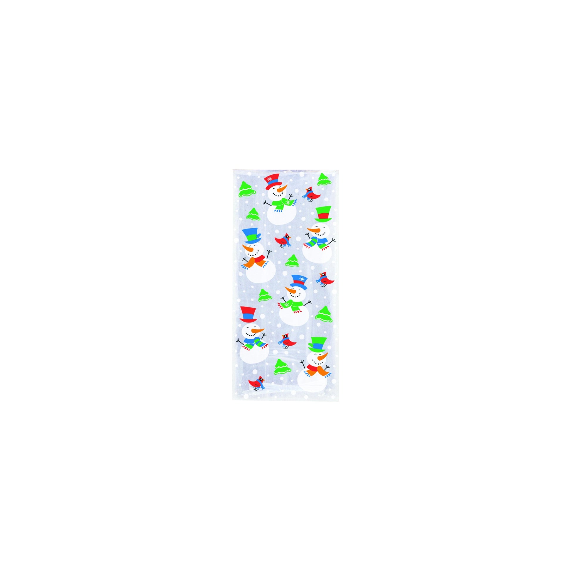 Snowman Glee Cellophane Bags 20ct