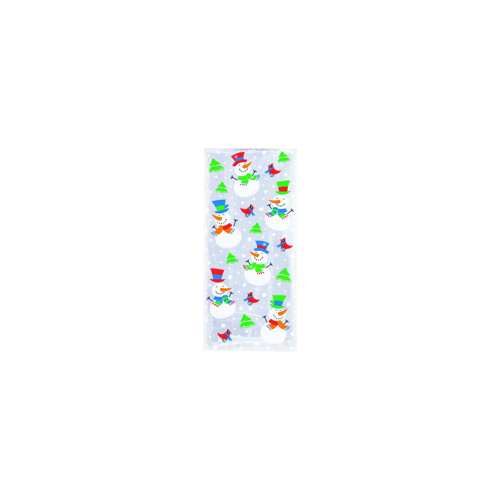 Snowman Glee Cellophane Bags 20ct