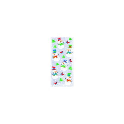 Snowman Glee Cellophane Bags 20ct