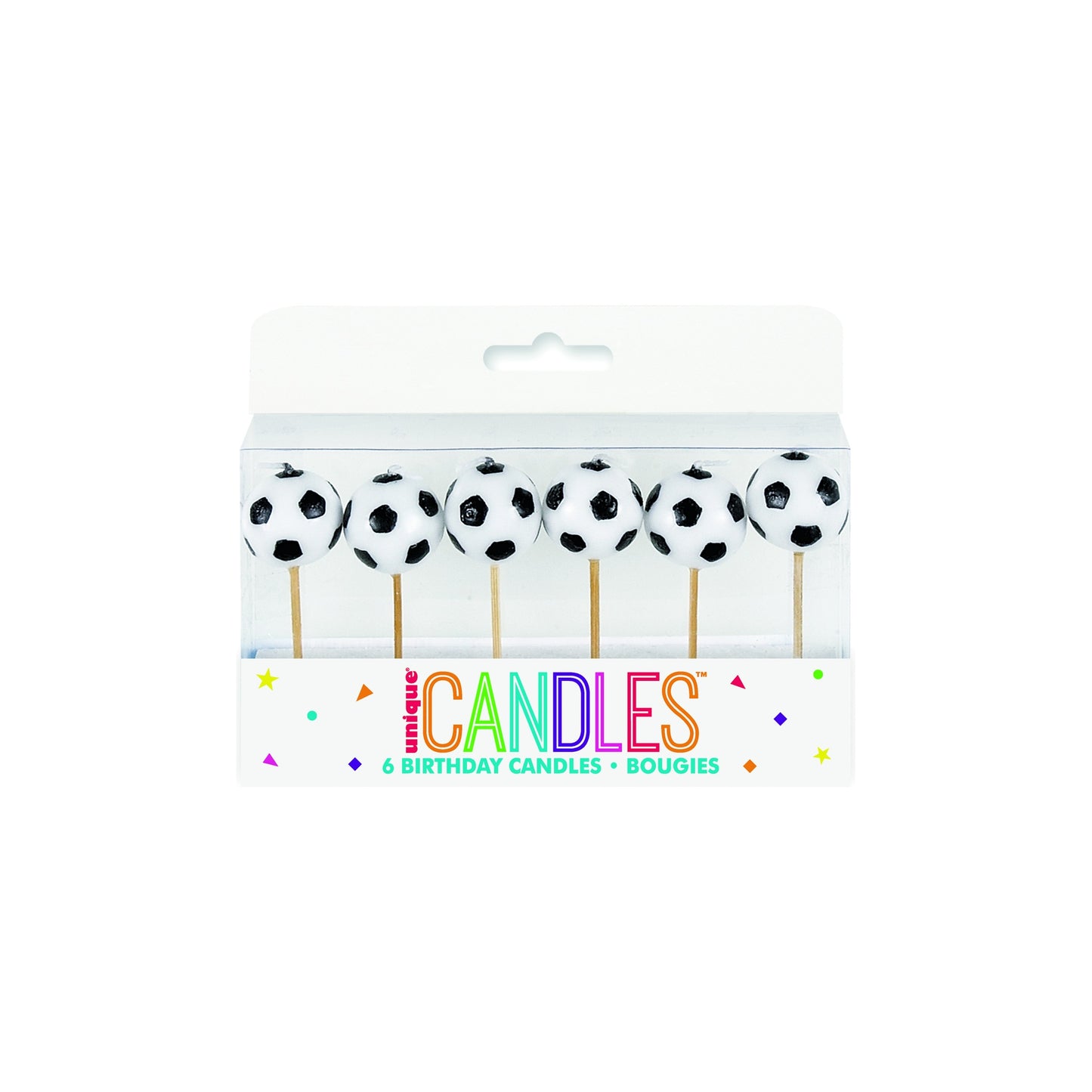 Soccer Candles 6ct