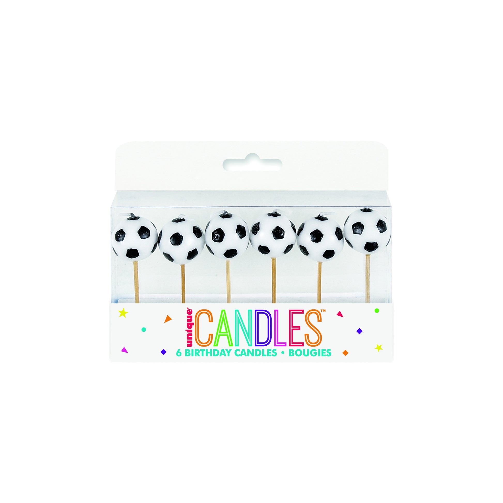 Soccer Candles 6ct