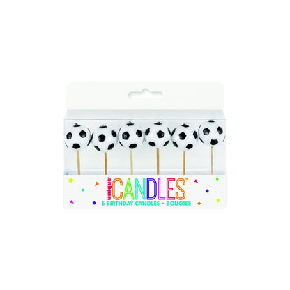 Soccer Candles 6ct