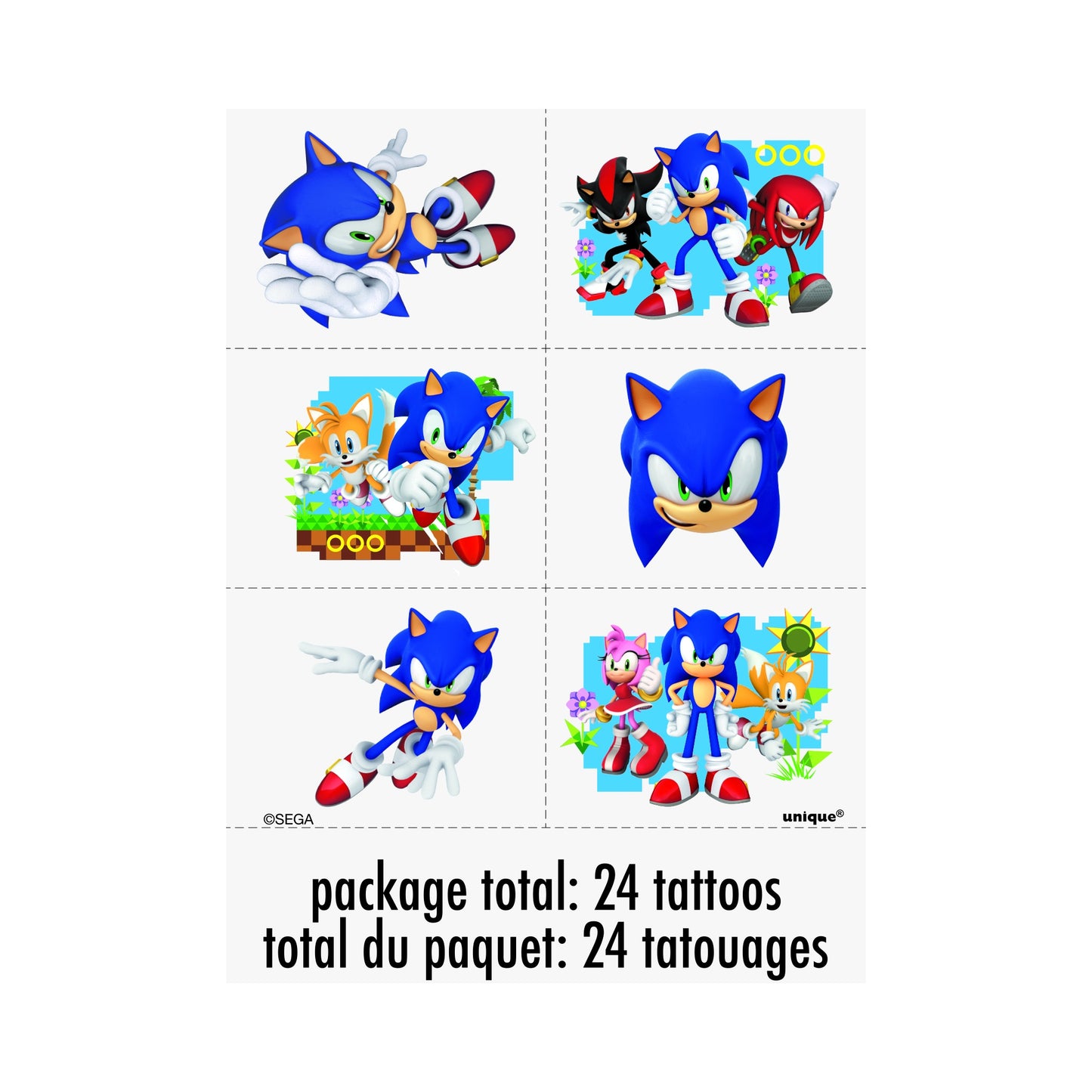 Sonic Tattoos 24ct