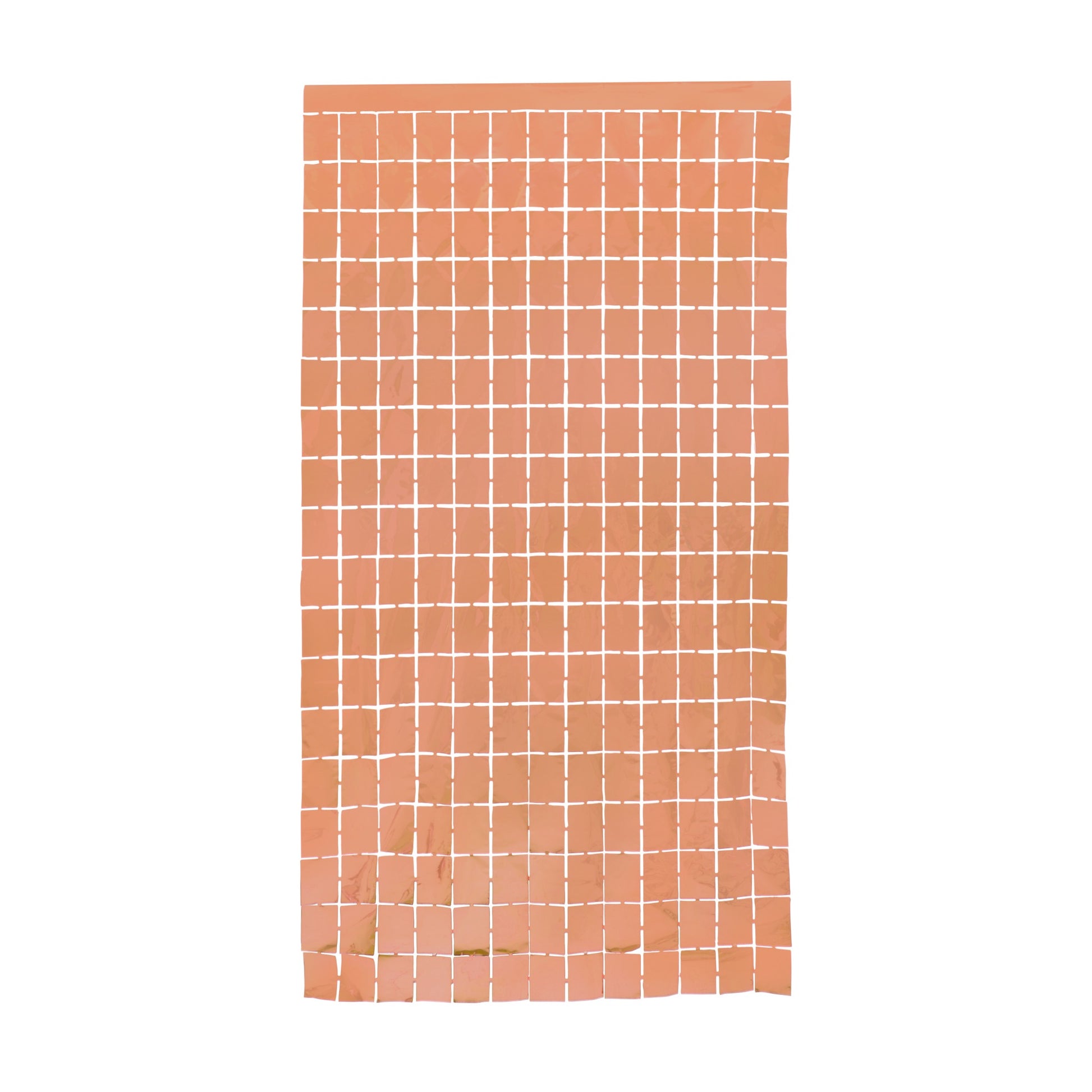 Square Foil Curtain Met.Rose Gold