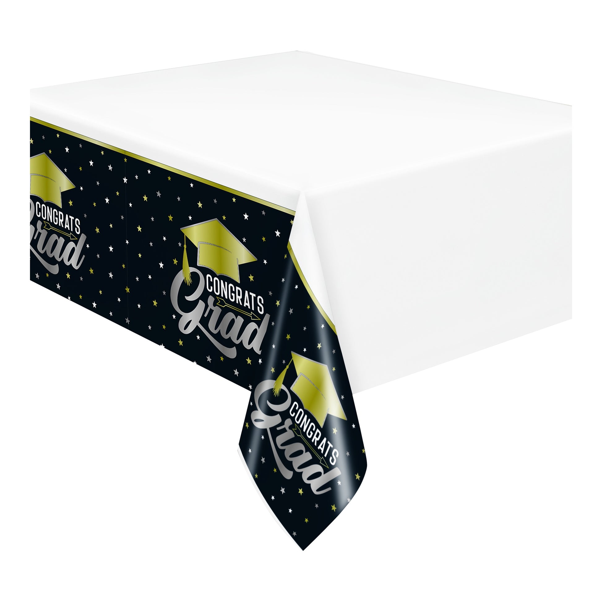 Stars & Caps Graduation Table Cover