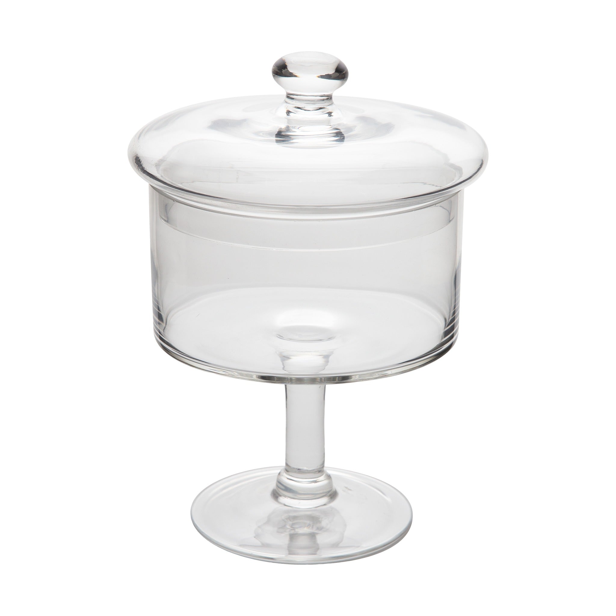 Stemmed Glass Candy Jar