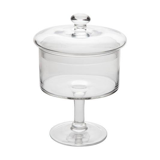 Stemmed Glass Candy Jar