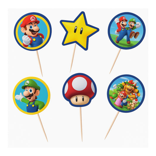 Super Mario Dessert Topper