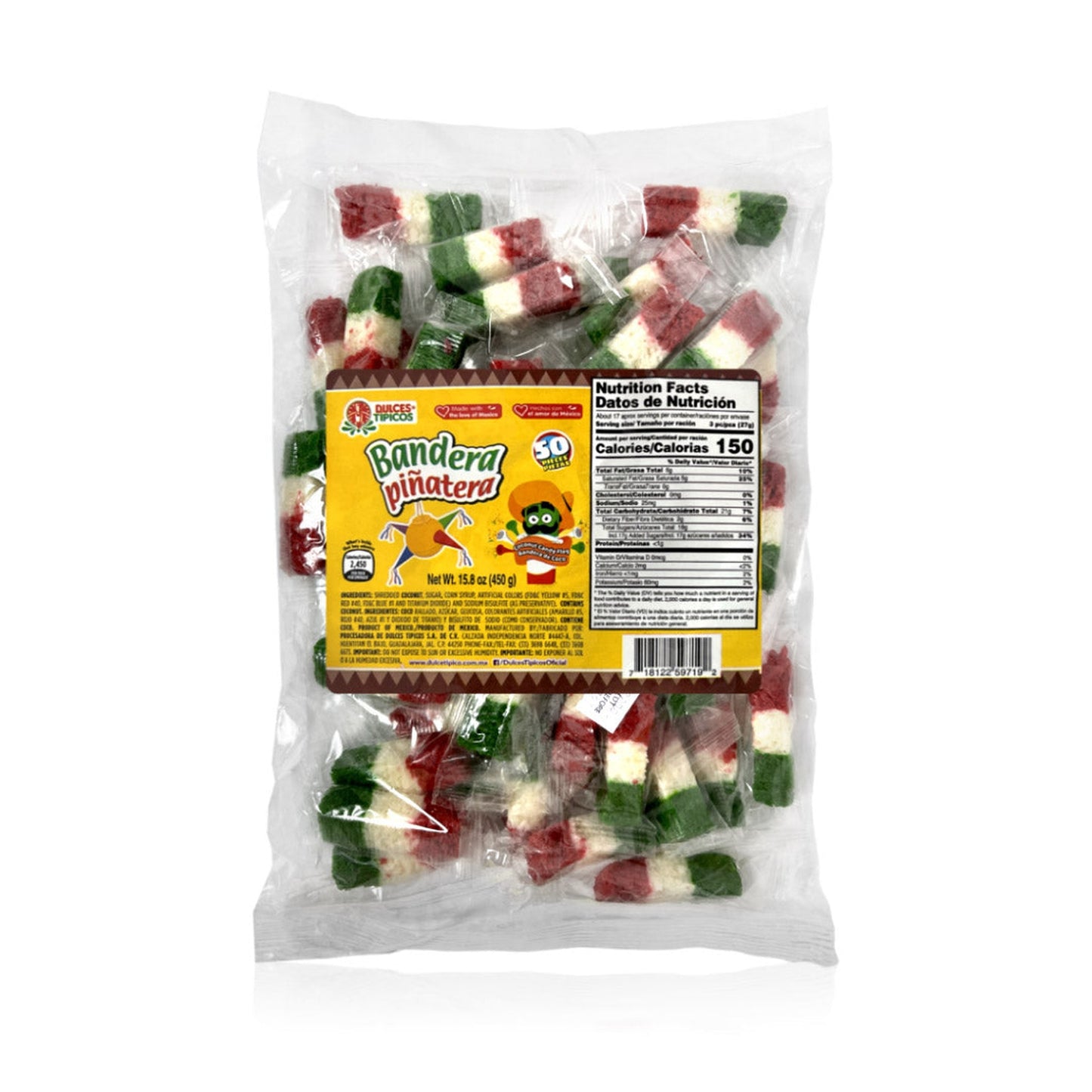 Tipicos Bandera Pinatera 50pc