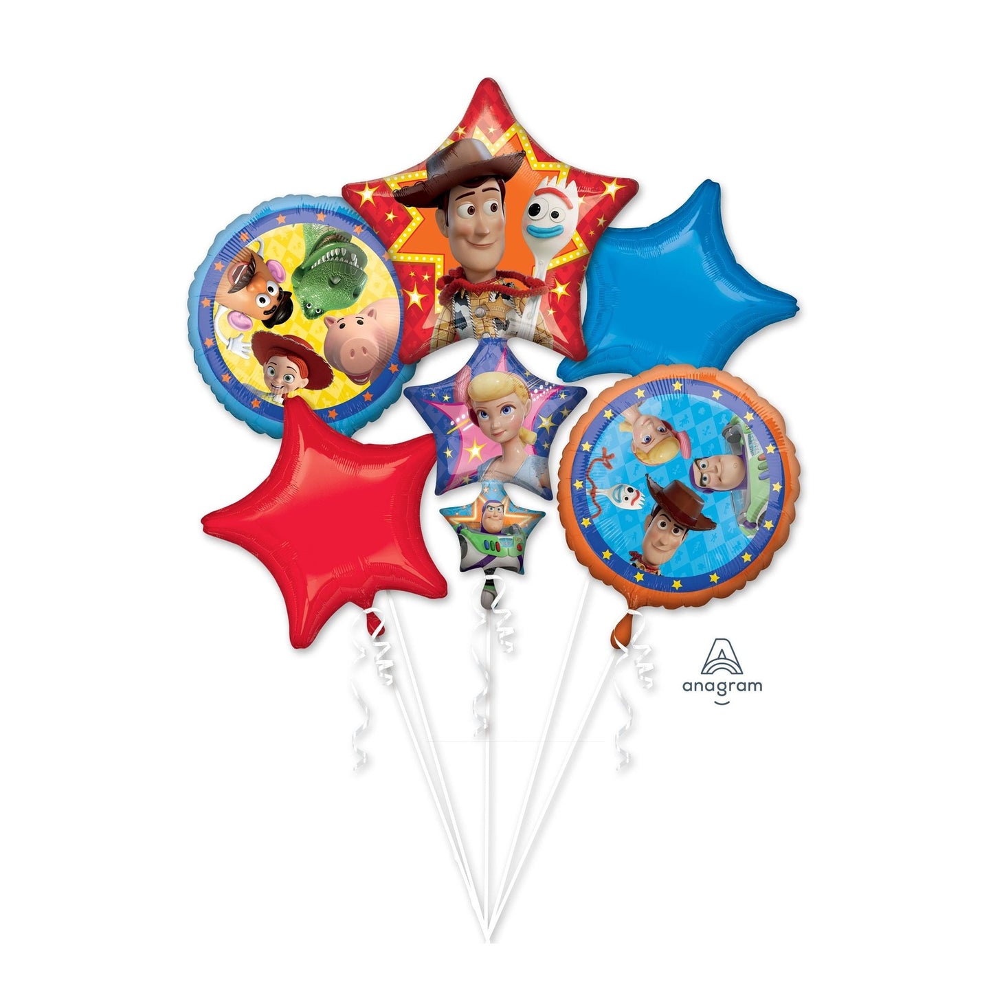 Toy Story Balloon Bouquets 5pc