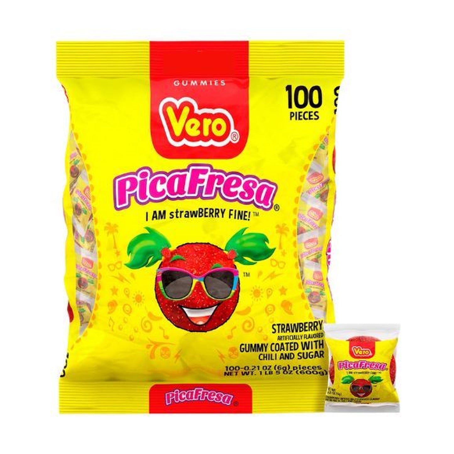 Vero Pica Fresa C/Chile 8/100