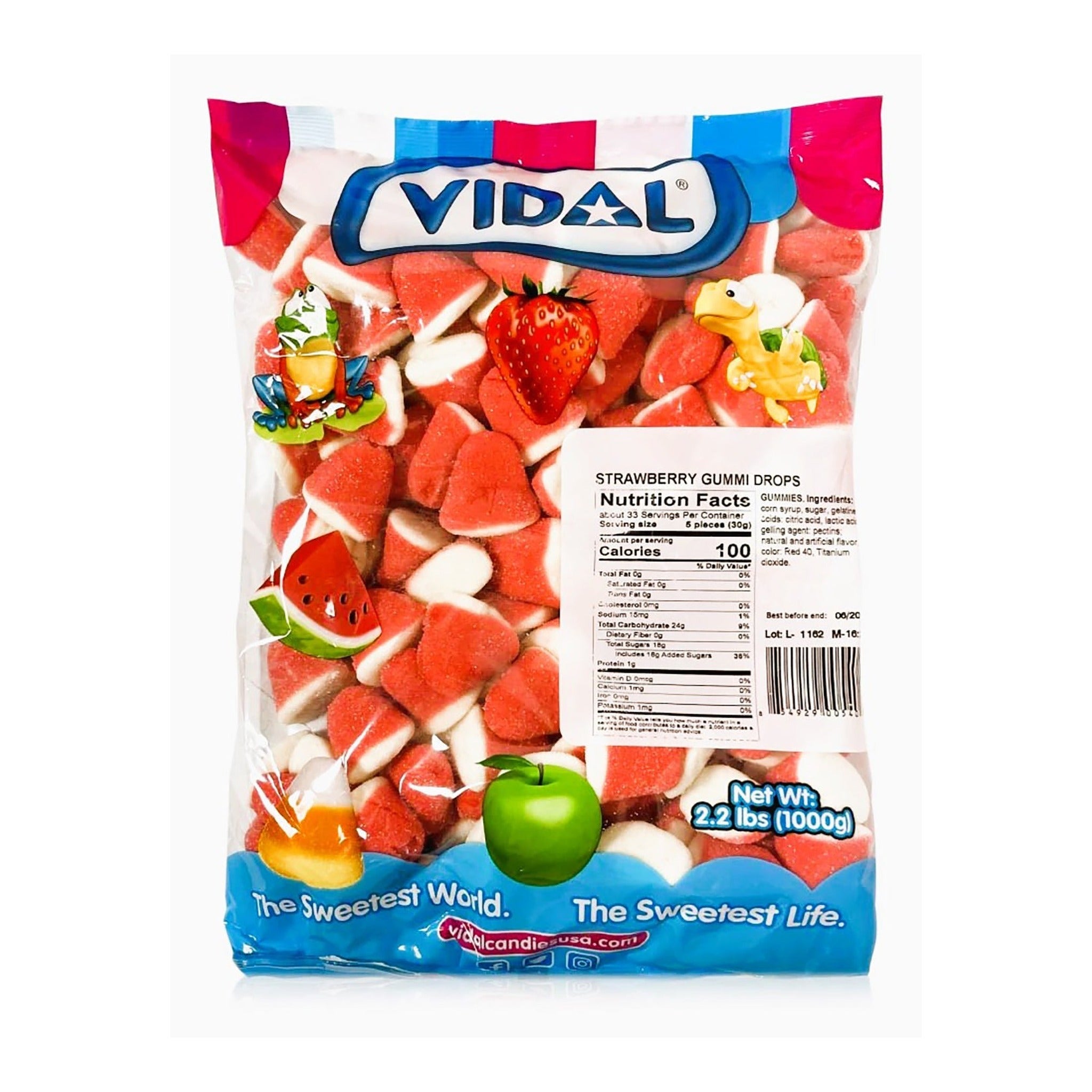 Vidal Strawberry Gummy Drops