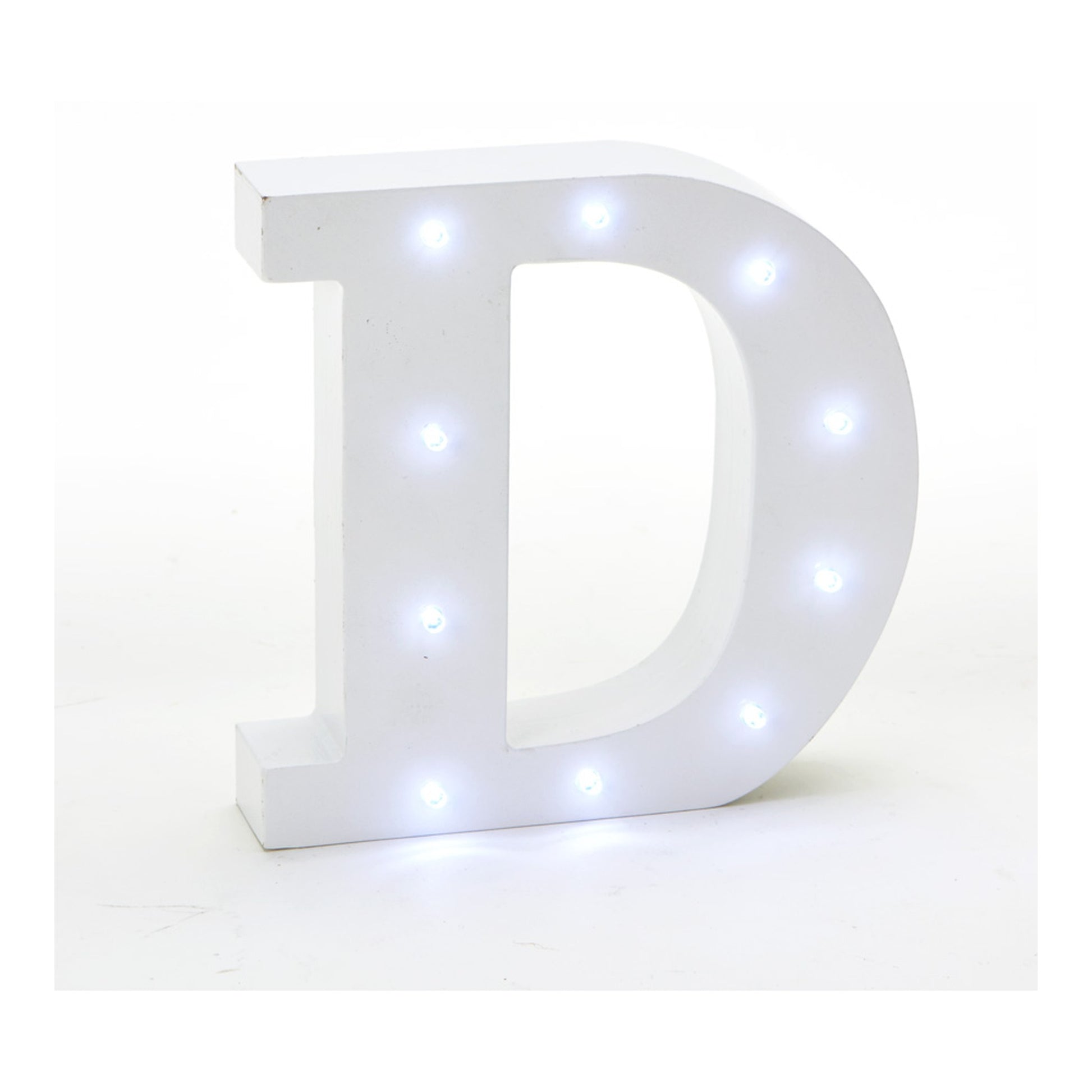 Vintage LED Marquee Letter D