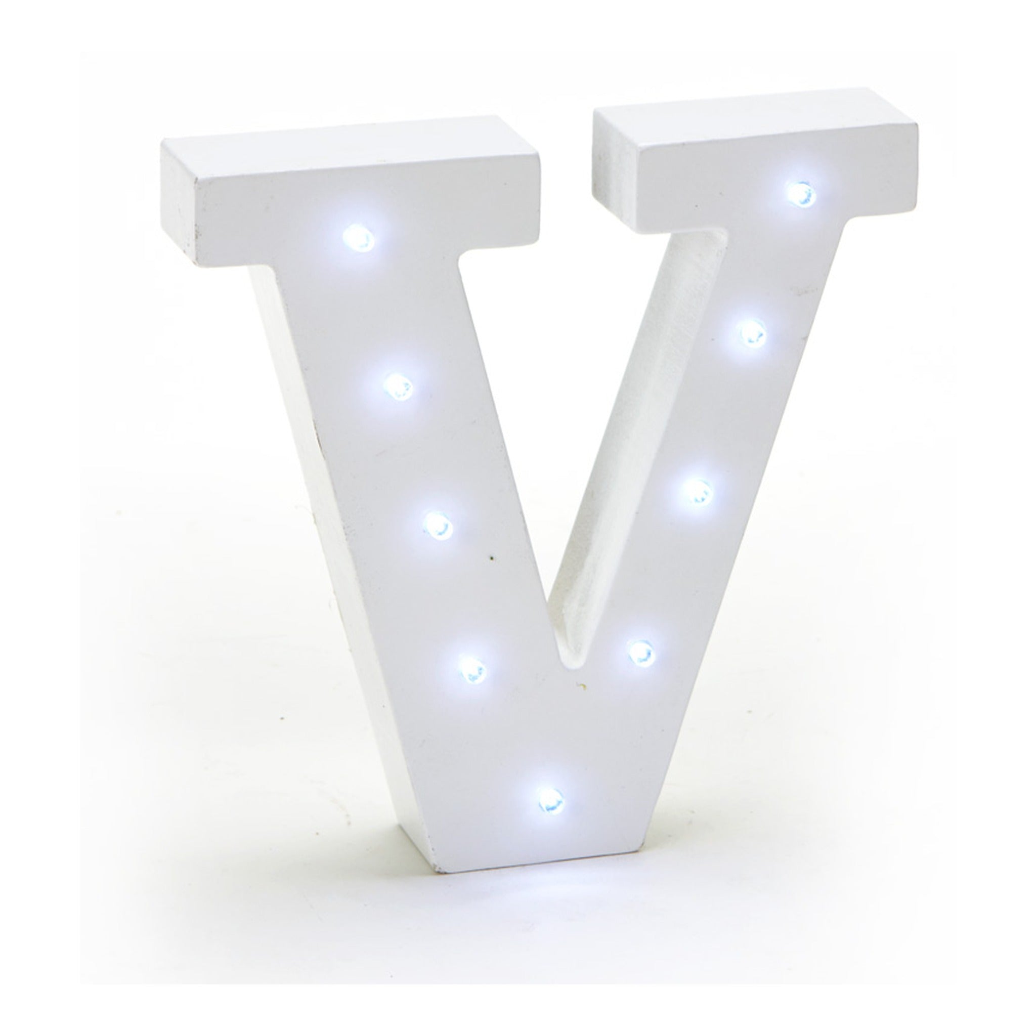 Vintage LED Marquee Letter V