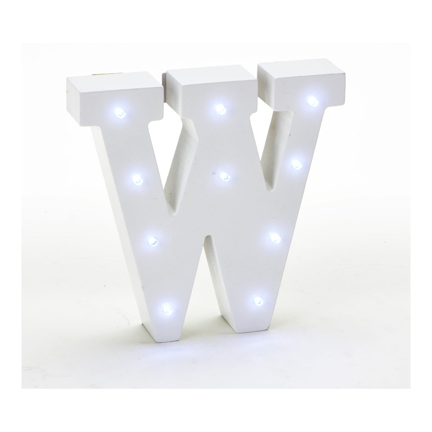 Vintage LED Marquee Letter W