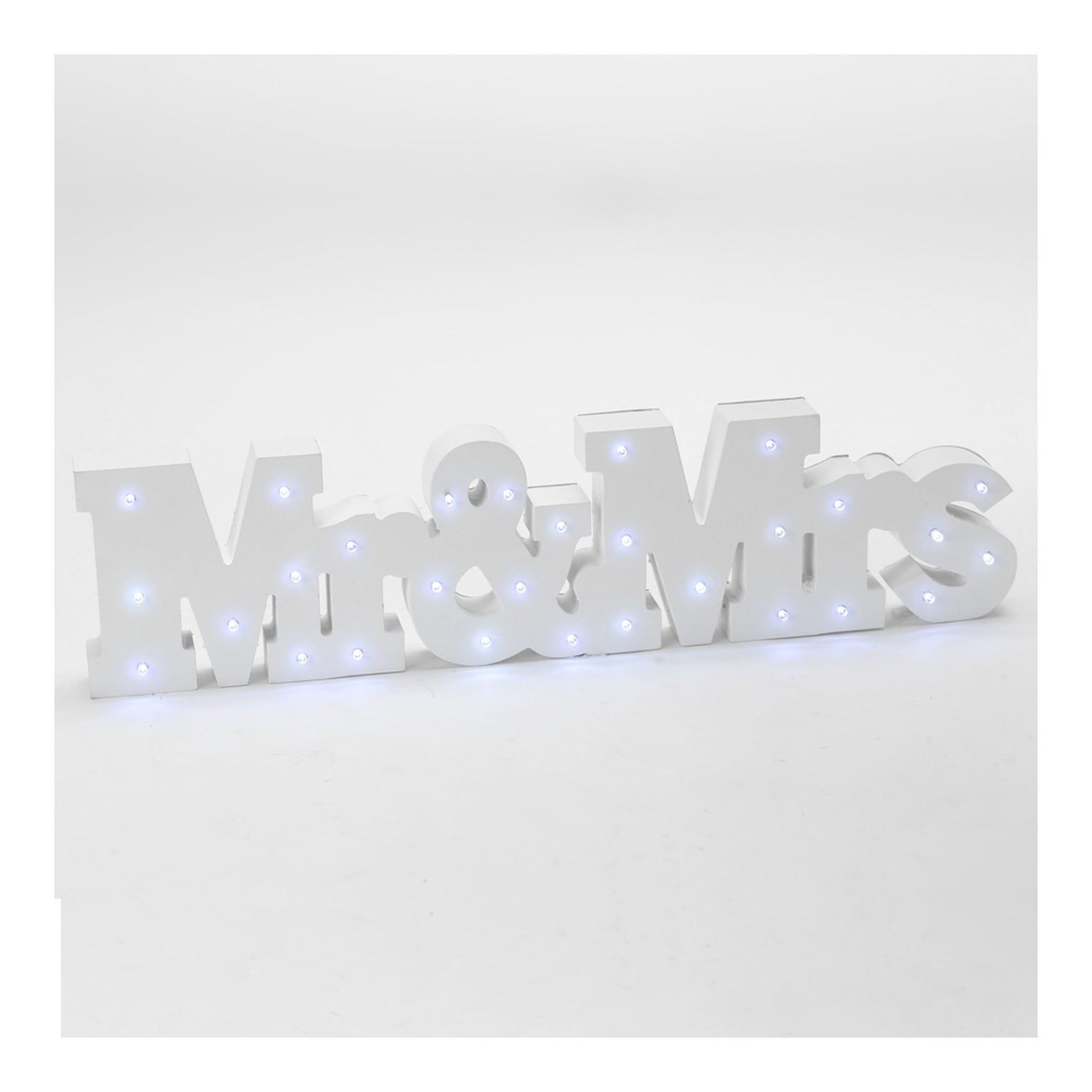 Vintage LED Marquee Mr & Mrs